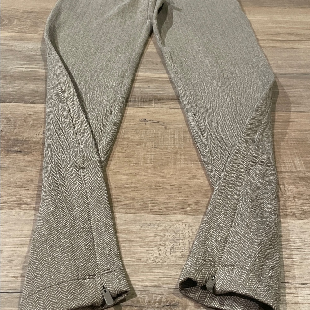 Athleta XS Delancey Skyline Herringbone Tight Leggings, Storm Cloud Gray NWT - Picture 8 of 9